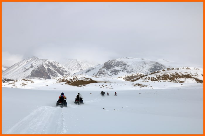 Snowmobile tours, Kyrgyzstan tours.